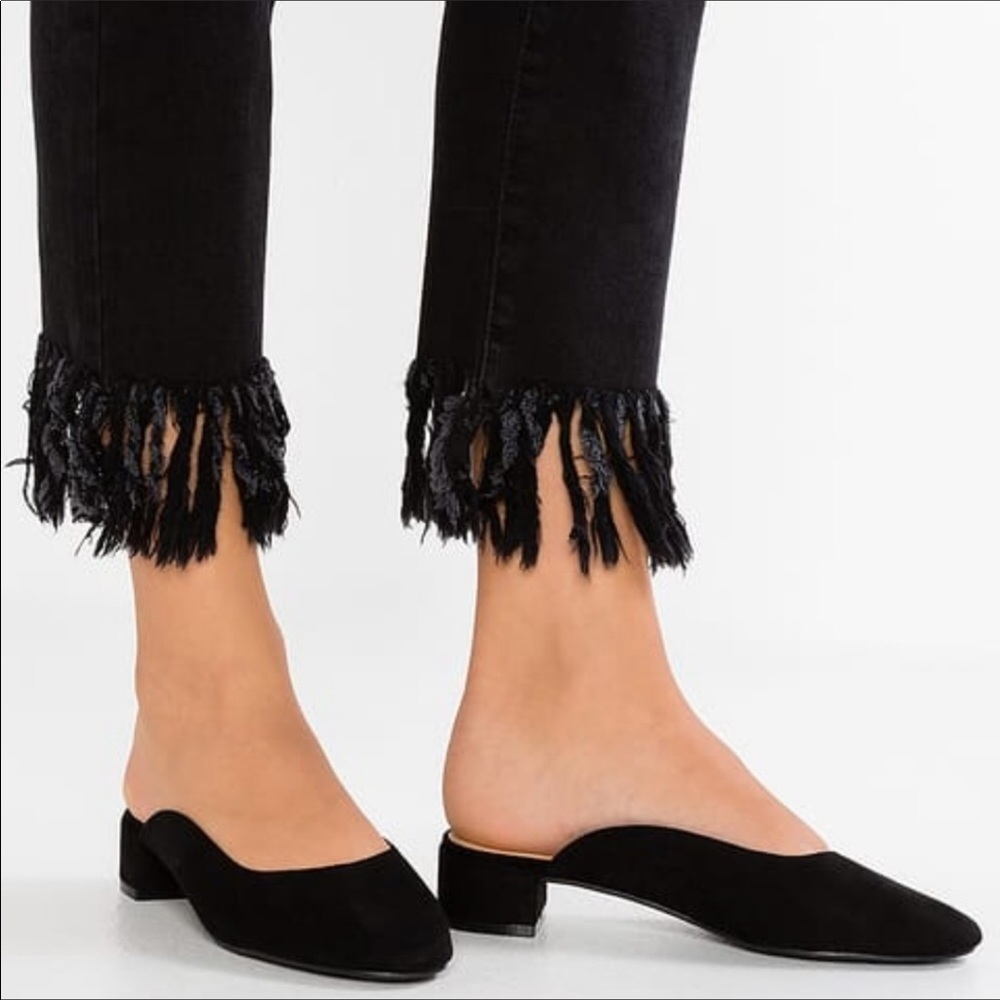 NWT, Top Shop Georgia Suede Mules, 5.5